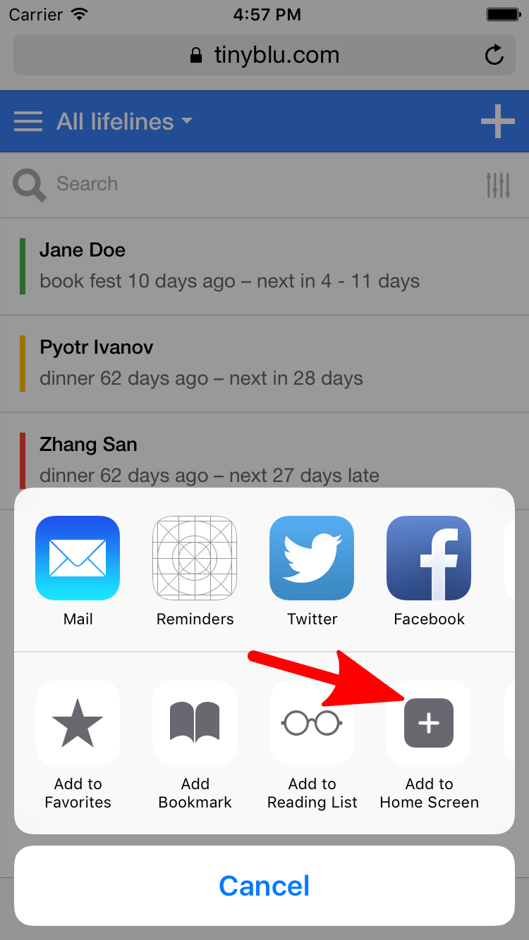How To Add Facebook Icon To Iphone Home Screen